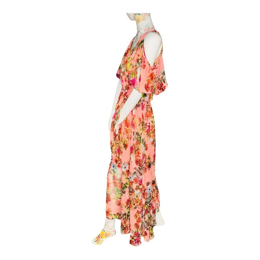 Floral Pink Maxi Dress - Picture 5 of 7